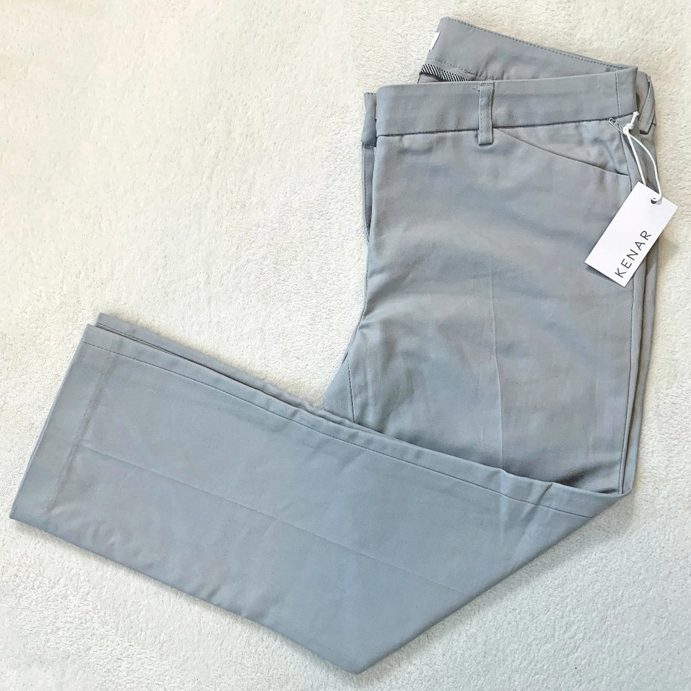 Kenar | Light Gray Cropped Capri Pant -| Size 4 - NWT